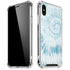 Blue and White Tie Dye iPhone XS Max Clear Case